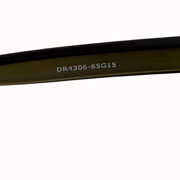 Avocado Green Oval Sunglasses Vintage Designer Inspired Dark Lenses Timeless - Picture 8 of 12